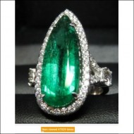 Sold Gia 3.37Ct Zambia Africa Emerald Pear Shape & Gia 6.24Ct Both by Jelladian AfricaEmeralds.com