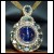 Sold. Gia Cat's Eye Tanzanite & Alexandrite & Diamond Pendant 18k & 95% Platinum by Jelladian ©
