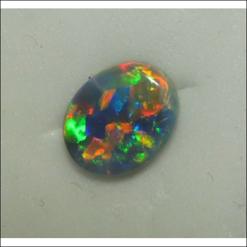 Sold Gia Certified 3.85Ct Gray Opal displaying play of Color