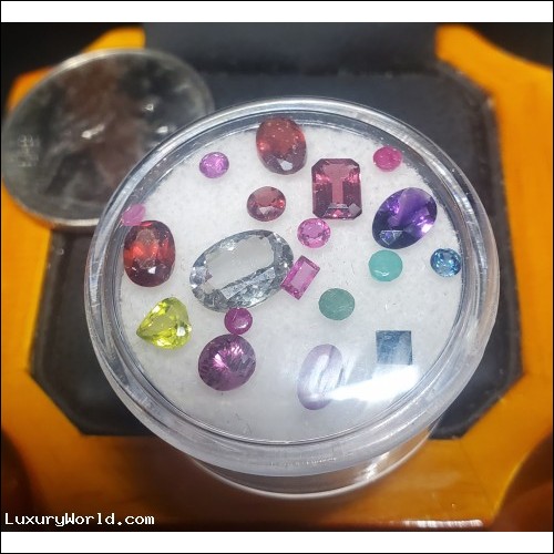 $775 Defaulted Pawn Loan or Buy 5.54Ctw Ruby, Sapphire Emerald and Semi Precious Gem Lot $1Nr
