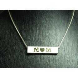 DON'T FORGET MOM ON VALENTINE'S DAY STERLING SILVER $1NR
