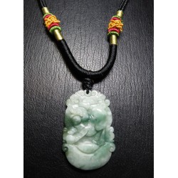 YEAR OF THE PIG JADE CARVING NECKLACE $1NR