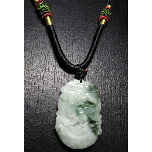 YEAR OF THE DOG JADE CARVING NECKLACE $1NR