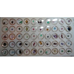50 LOTS OF COLORED 119CTS GEMSTONES JEWELRY STORE STOCK AUCTION $1NR