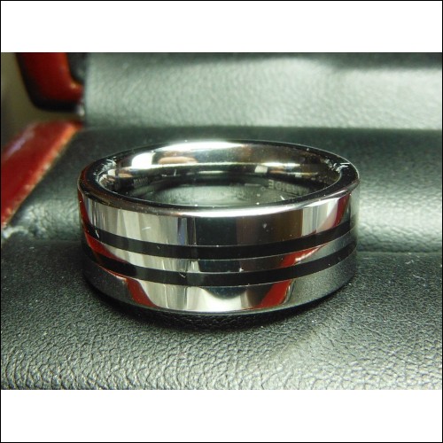 TUNGSTEN CARBIDE COMFORT FIT WEDDING BAND FROM SIZE 8.5 $1NR