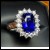 Sold, Reorder for $30,772 5.99Ctw Gia Certified "Royal Blue" Sapphire & Diamond Ring Platinum By Jelladian ©