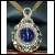 Sold, Reorder Manufacturer Direct with Star Sapphire $15,854 Gia Cat's Eye Tanzanite & Alexandrite & Diamond Pendant by Jelladian ©