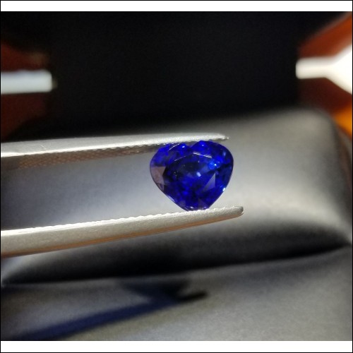$3,500 2.27Ct Gorgeous Blue Sapphire Heart Shape- September Birthstone