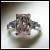 Sold twice the second time for $115,000 2.77Ct Center Gia Light Pink Internally Flawless Radiant Diamond Ring