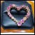 Sold Reorder Manufacturer Direct for $4,450 Celebration of Pink Gems and Gia Fancy Orangy Pink Diamond 18k Rose Gold Heart Pin/Pendant by Jelladian
