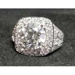 Sold 5.98Ct Mosaic Of Diamonds Wedding Ring 18kwg by Jelladian