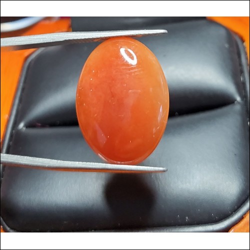 Estate 9.88Ct Orange Jadeite Unmounted Gem $1Nr