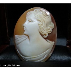 ESTATE CAMEO OF A LOVELY LADY OVAL $1NR