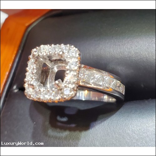 $1,000-$1,500 Estate 1.00ctw Diamond Setting 14k white gold