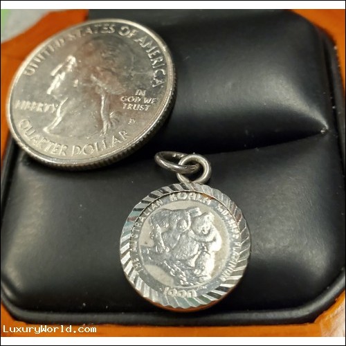 $150-$250 Platinum 999.9 Australian Coin Pendant