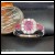 Sold reorder for $4,100 Pink Sapphire & Diamond Ring 18k white gold by Jelladian ©