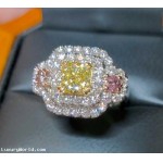 Sold. Gia 1.01Ct Fancy Yellow Internally Flawless Diamond Ring Platinum by Jelladian ©