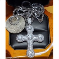 Sold Reorder for $15,888 All (5) Gia certified D Flawless Diamond Cross Pendant Platinum by Jelladian ©