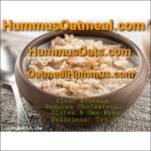 "HummusOatmeal.com" $700m Worldwide Business Brand/ Digital Location Print right on the Products