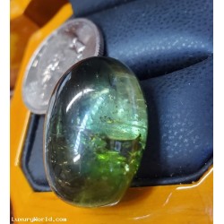 $3,000 52.50Ct Whopping Green Tourmaline Oval Cabachon October Birthstone $1 No Reserve Auction