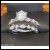 Sold, Reorder for $10,855 2.35Ctw Diamond Wedding Set 18k White Gold
