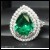 Sold Reorder for $10,978 Gia 3.00Ct Emerald & 2 Row Diamond Ring Platinum by Jelladian ©