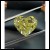 Sold for $600,000 Plus Trade 10.36Ct Gia Fancy Vivid Yellow Vs2 Diamond Heart that went to a President & His Wife of Another Country